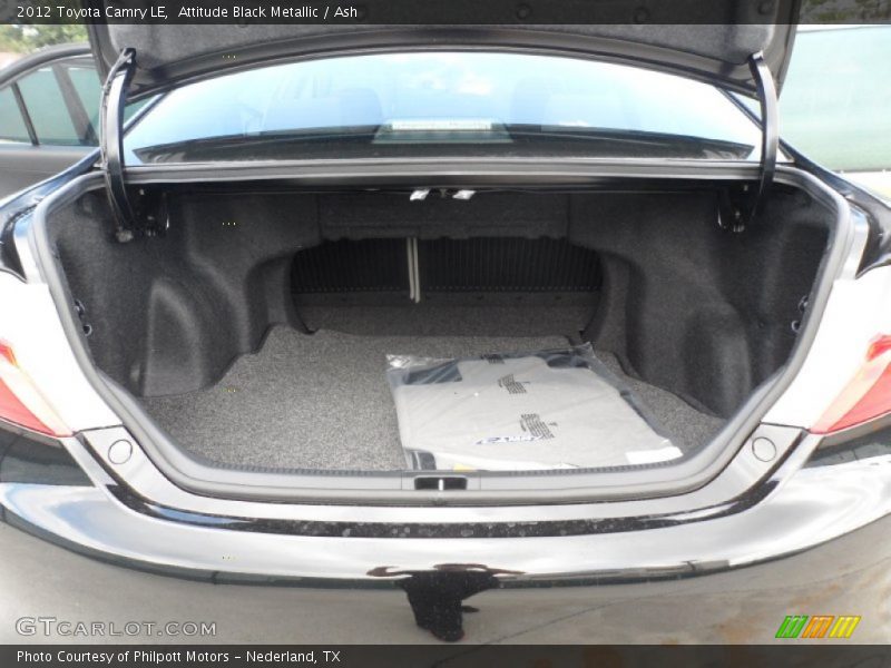  2012 Camry LE Trunk