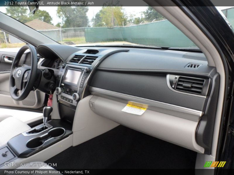 Dashboard of 2012 Camry LE