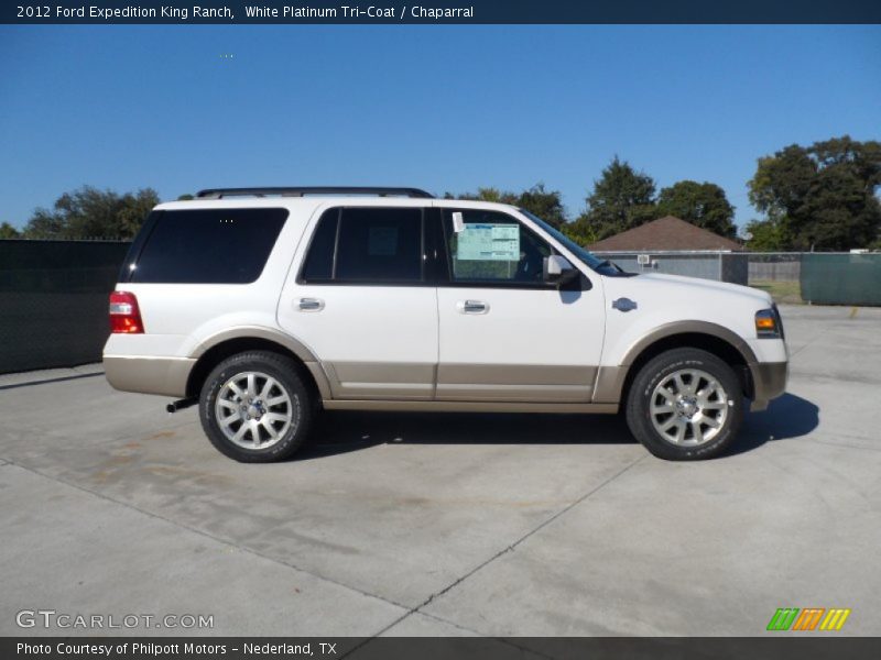  2012 Expedition King Ranch White Platinum Tri-Coat