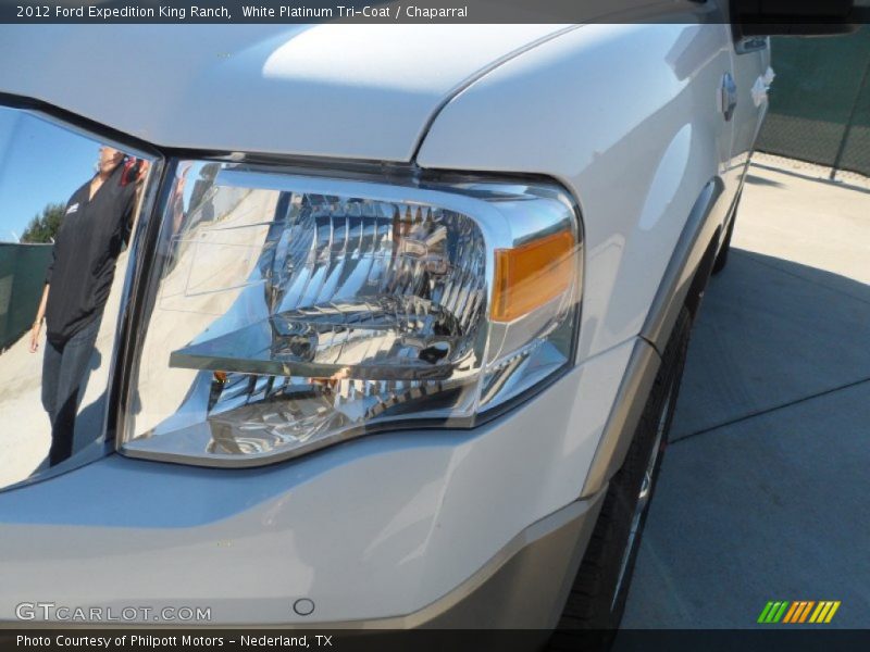 White Platinum Tri-Coat / Chaparral 2012 Ford Expedition King Ranch