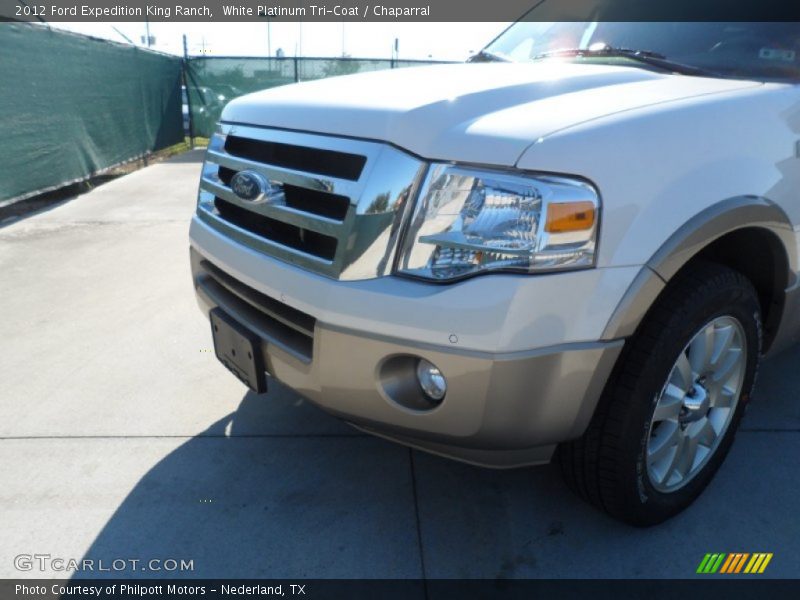 White Platinum Tri-Coat / Chaparral 2012 Ford Expedition King Ranch