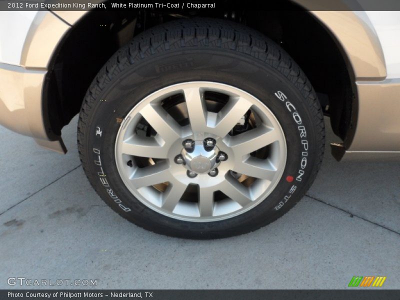 White Platinum Tri-Coat / Chaparral 2012 Ford Expedition King Ranch