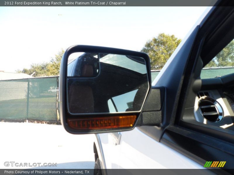 White Platinum Tri-Coat / Chaparral 2012 Ford Expedition King Ranch