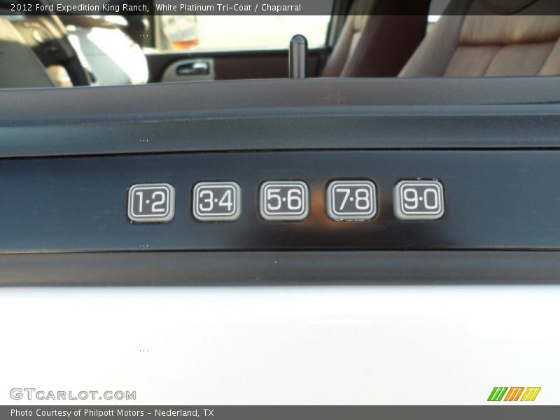 White Platinum Tri-Coat / Chaparral 2012 Ford Expedition King Ranch