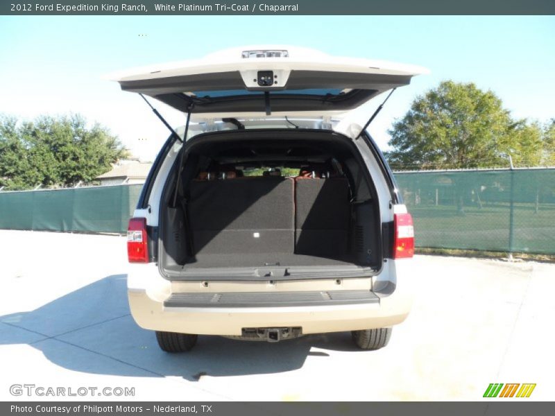 White Platinum Tri-Coat / Chaparral 2012 Ford Expedition King Ranch