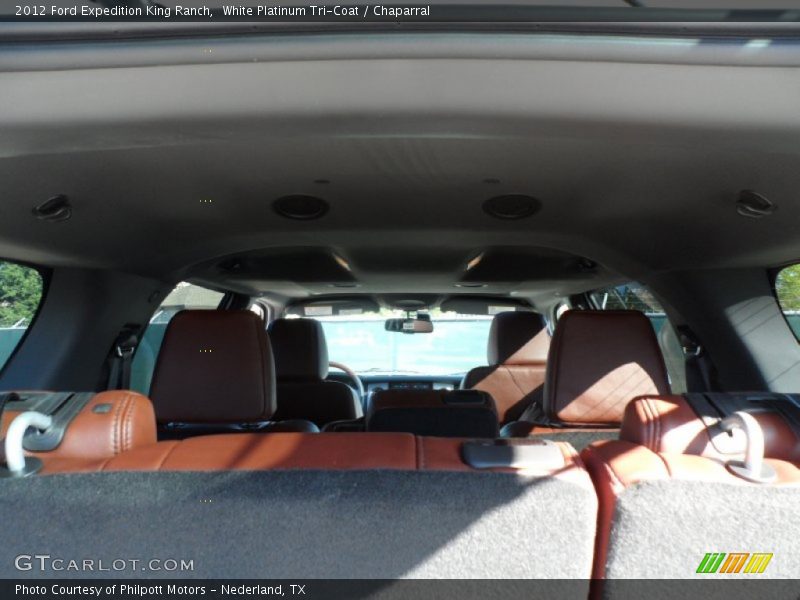 White Platinum Tri-Coat / Chaparral 2012 Ford Expedition King Ranch