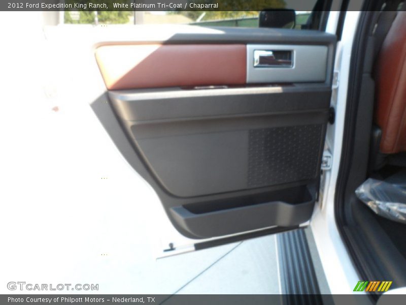 White Platinum Tri-Coat / Chaparral 2012 Ford Expedition King Ranch