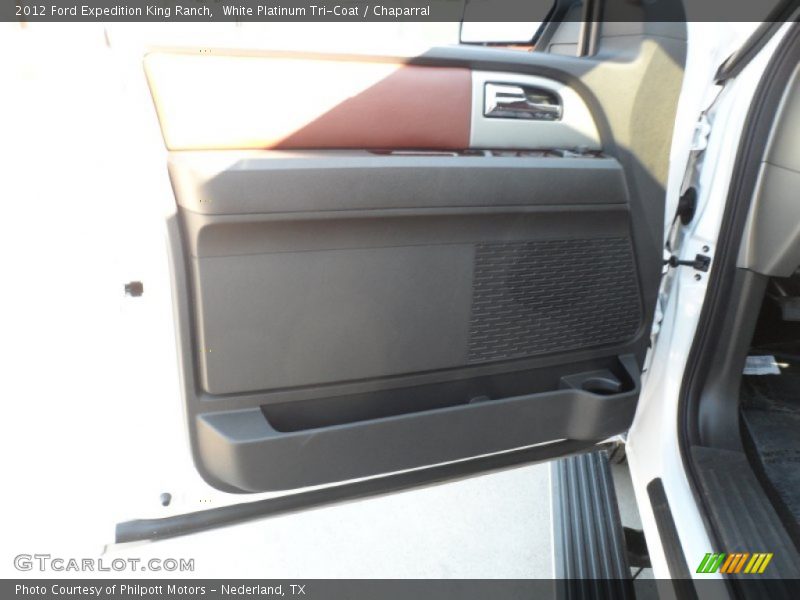 White Platinum Tri-Coat / Chaparral 2012 Ford Expedition King Ranch