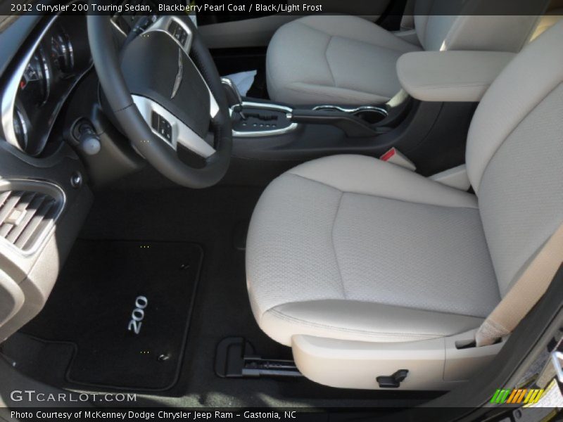 Blackberry Pearl Coat / Black/Light Frost 2012 Chrysler 200 Touring Sedan