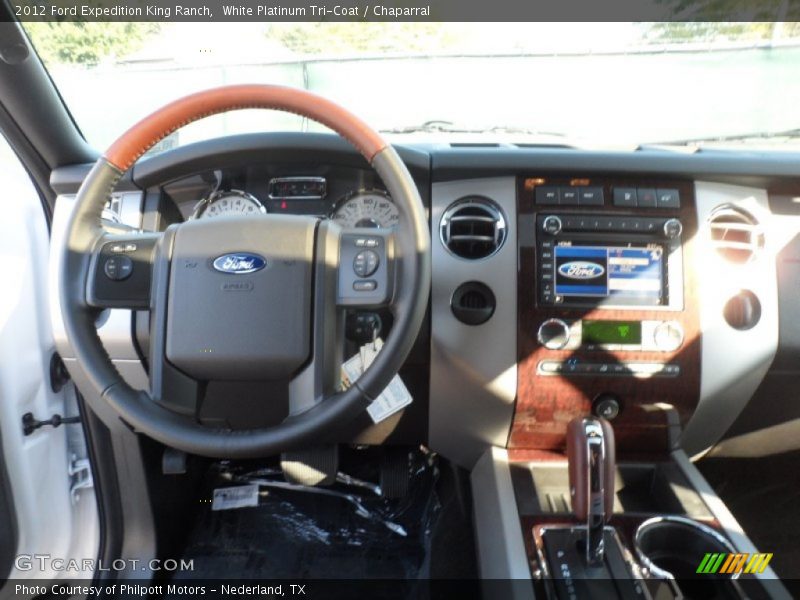 White Platinum Tri-Coat / Chaparral 2012 Ford Expedition King Ranch