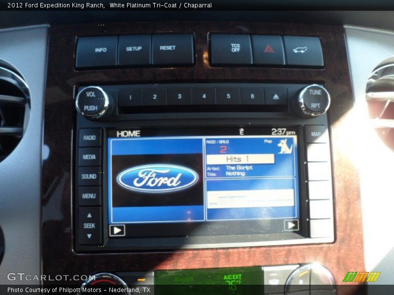 White Platinum Tri-Coat / Chaparral 2012 Ford Expedition King Ranch