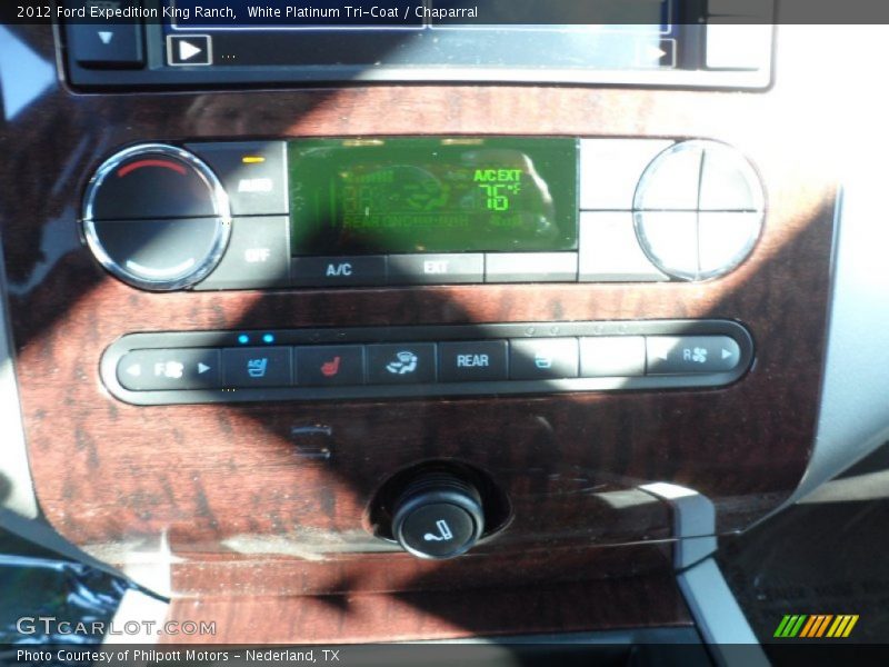 White Platinum Tri-Coat / Chaparral 2012 Ford Expedition King Ranch