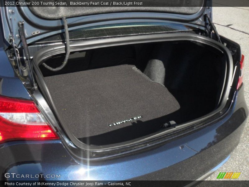 Blackberry Pearl Coat / Black/Light Frost 2012 Chrysler 200 Touring Sedan