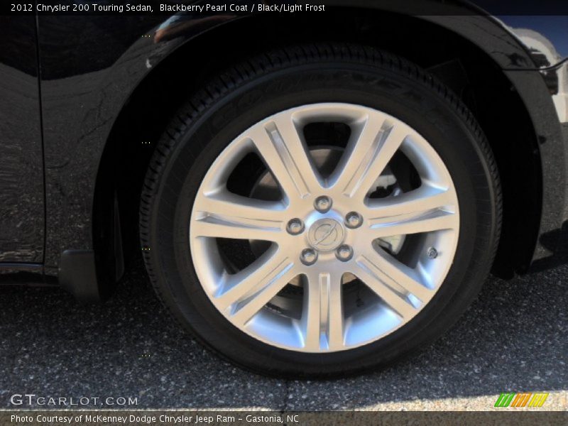 Blackberry Pearl Coat / Black/Light Frost 2012 Chrysler 200 Touring Sedan