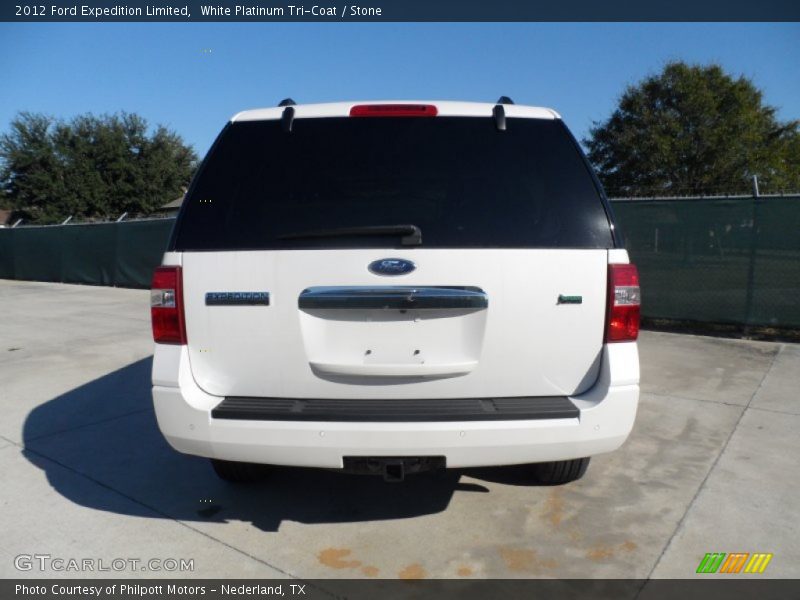White Platinum Tri-Coat / Stone 2012 Ford Expedition Limited