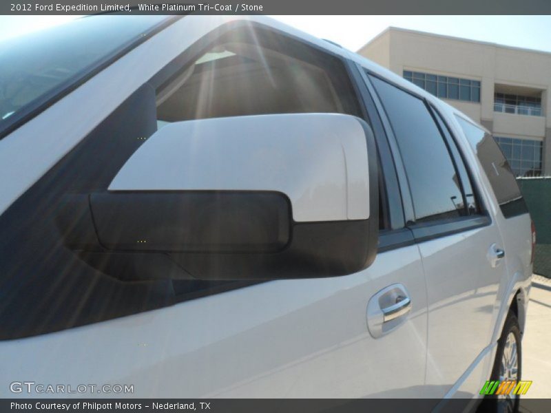 White Platinum Tri-Coat / Stone 2012 Ford Expedition Limited