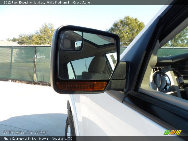 White Platinum Tri-Coat / Stone 2012 Ford Expedition Limited