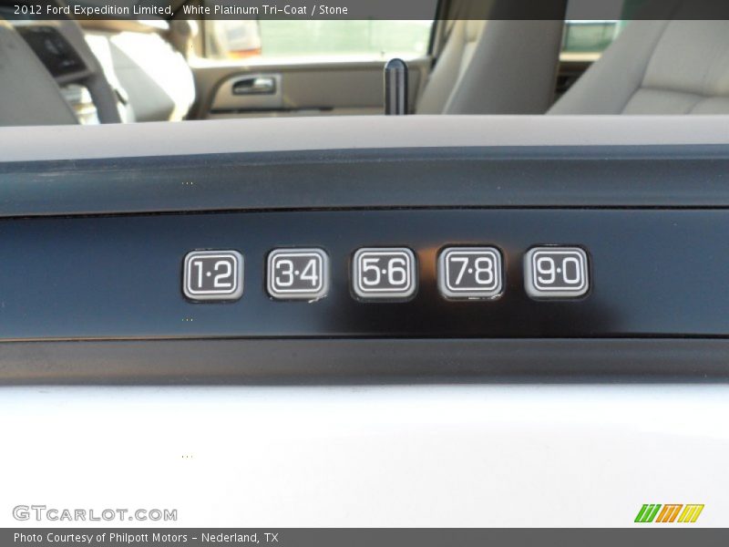 White Platinum Tri-Coat / Stone 2012 Ford Expedition Limited