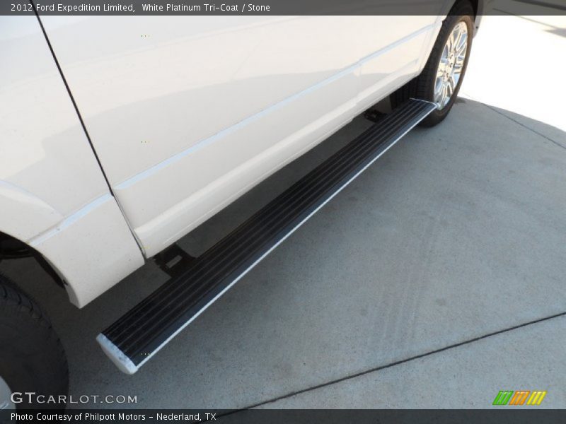 White Platinum Tri-Coat / Stone 2012 Ford Expedition Limited