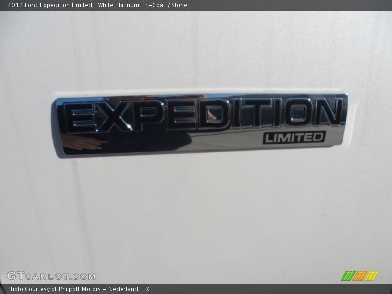 White Platinum Tri-Coat / Stone 2012 Ford Expedition Limited