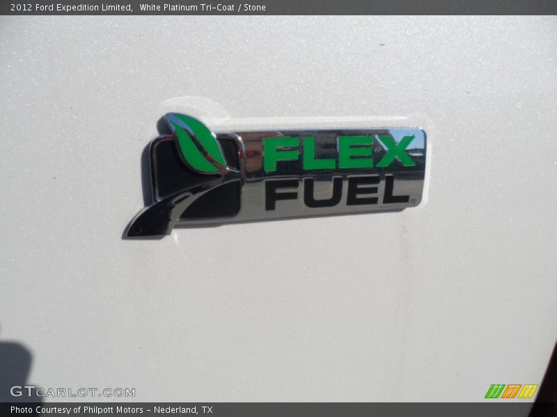 White Platinum Tri-Coat / Stone 2012 Ford Expedition Limited