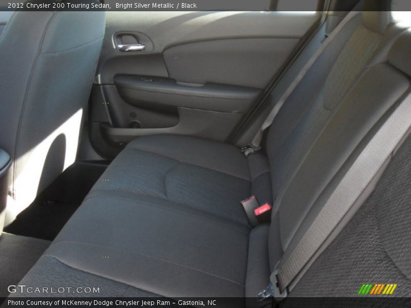 Bright Silver Metallic / Black 2012 Chrysler 200 Touring Sedan