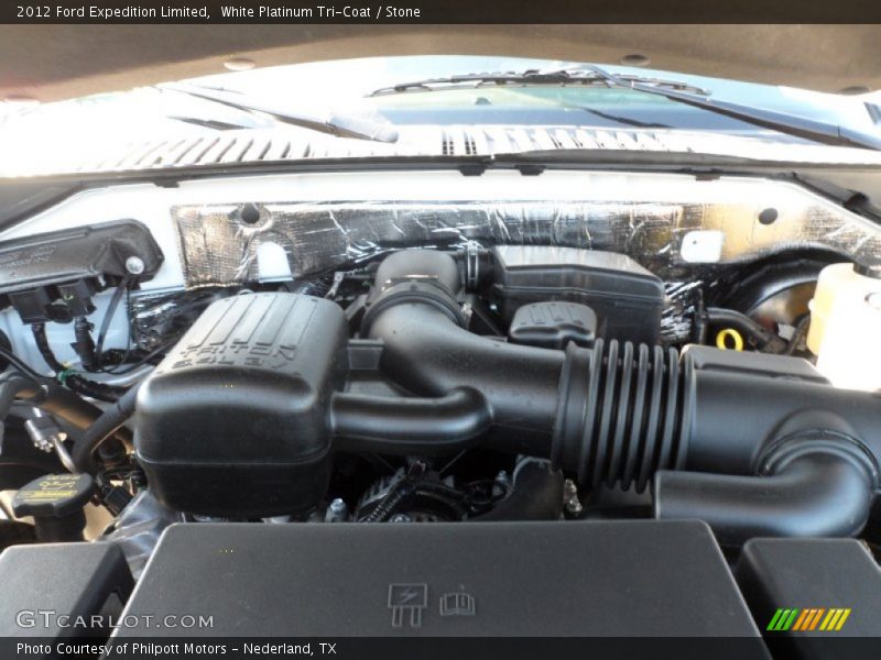 White Platinum Tri-Coat / Stone 2012 Ford Expedition Limited