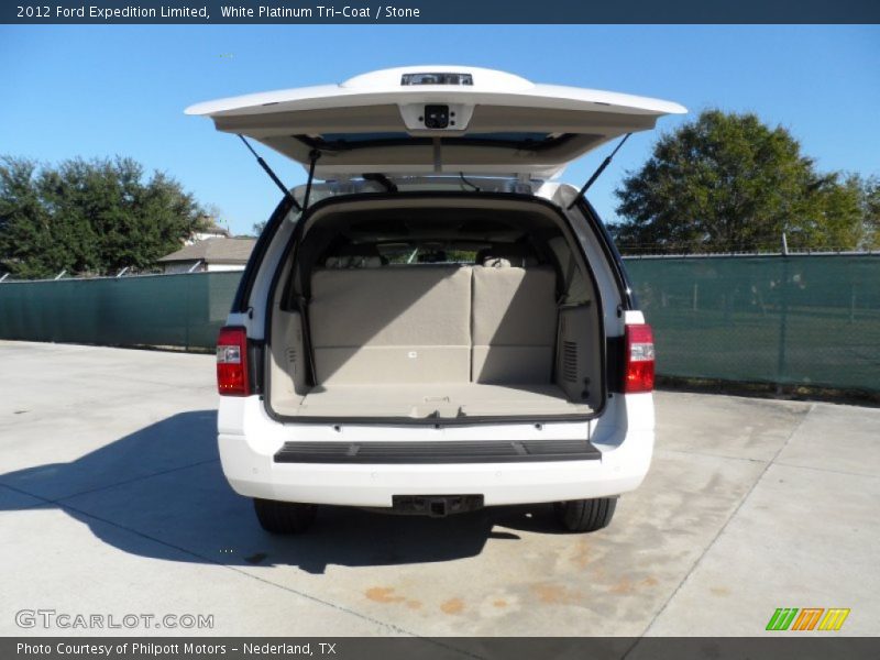 White Platinum Tri-Coat / Stone 2012 Ford Expedition Limited