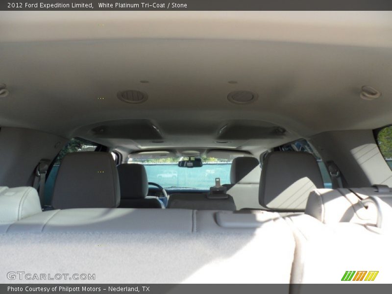 White Platinum Tri-Coat / Stone 2012 Ford Expedition Limited