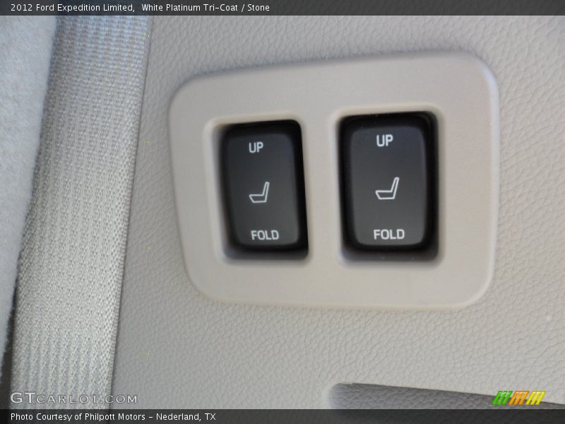 White Platinum Tri-Coat / Stone 2012 Ford Expedition Limited