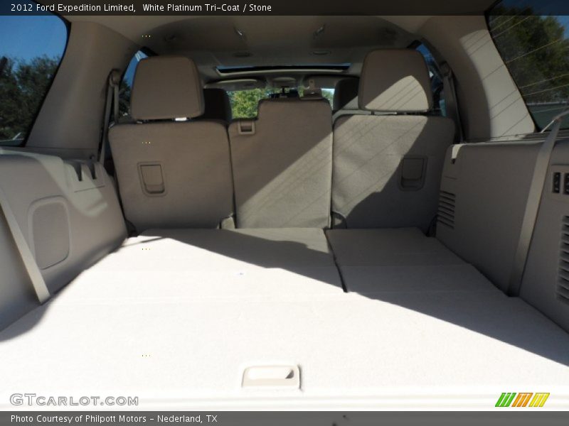White Platinum Tri-Coat / Stone 2012 Ford Expedition Limited
