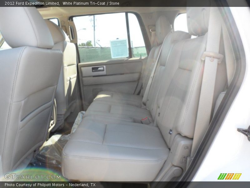 White Platinum Tri-Coat / Stone 2012 Ford Expedition Limited
