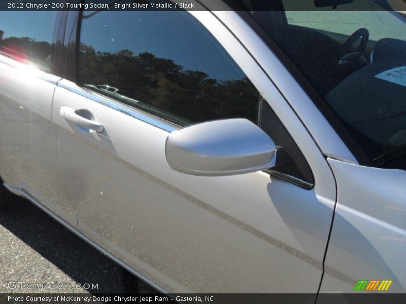 Bright Silver Metallic / Black 2012 Chrysler 200 Touring Sedan