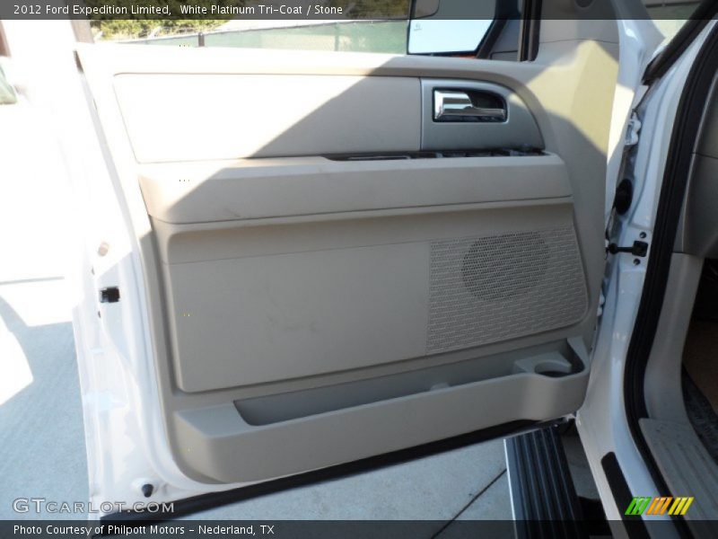 White Platinum Tri-Coat / Stone 2012 Ford Expedition Limited