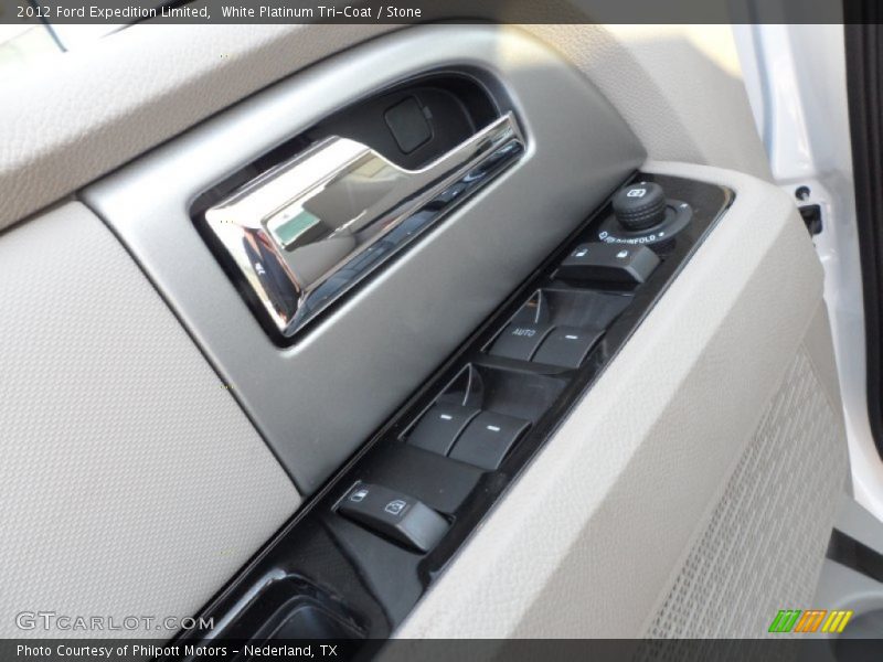 White Platinum Tri-Coat / Stone 2012 Ford Expedition Limited