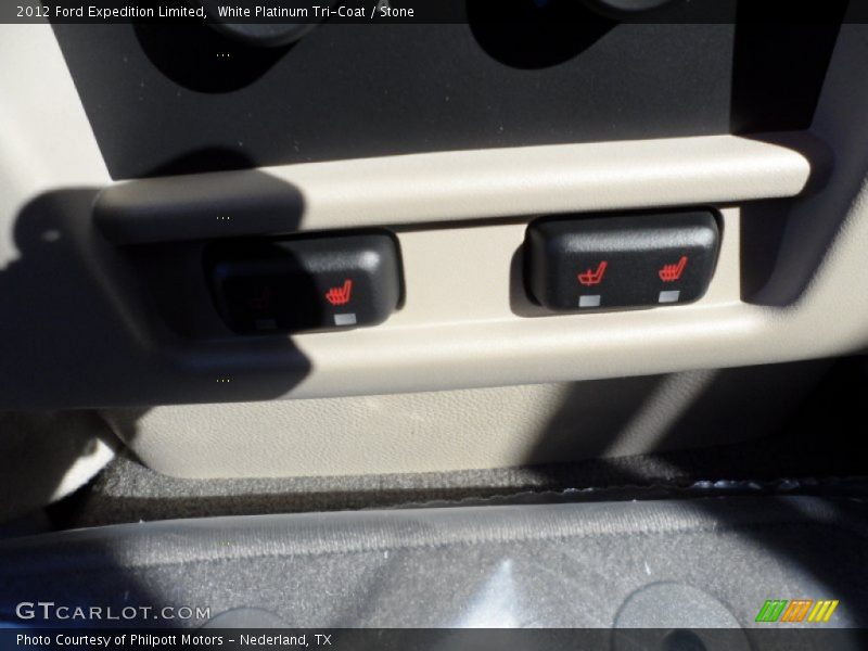 White Platinum Tri-Coat / Stone 2012 Ford Expedition Limited