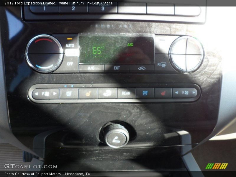 White Platinum Tri-Coat / Stone 2012 Ford Expedition Limited