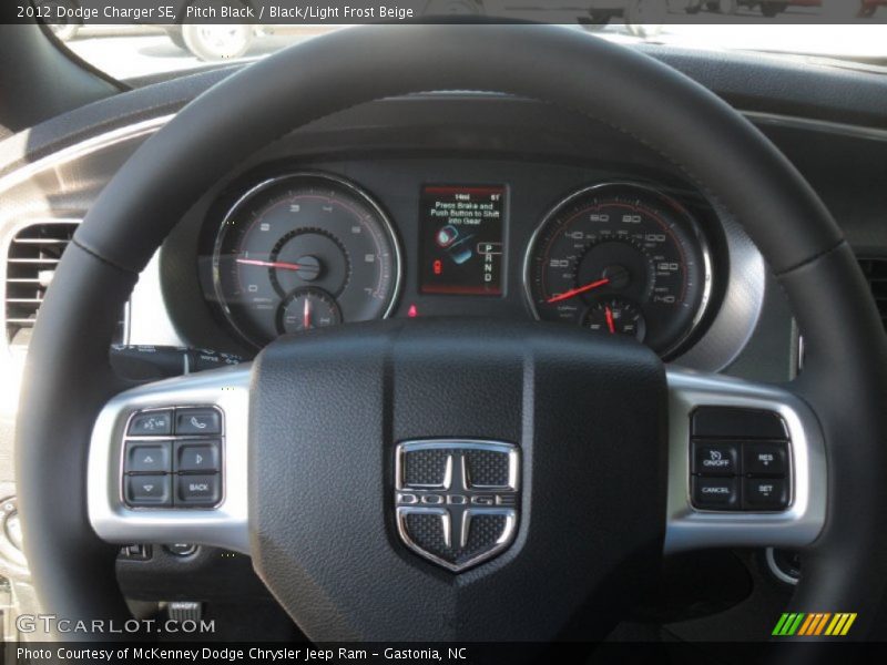 Controls of 2012 Charger SE