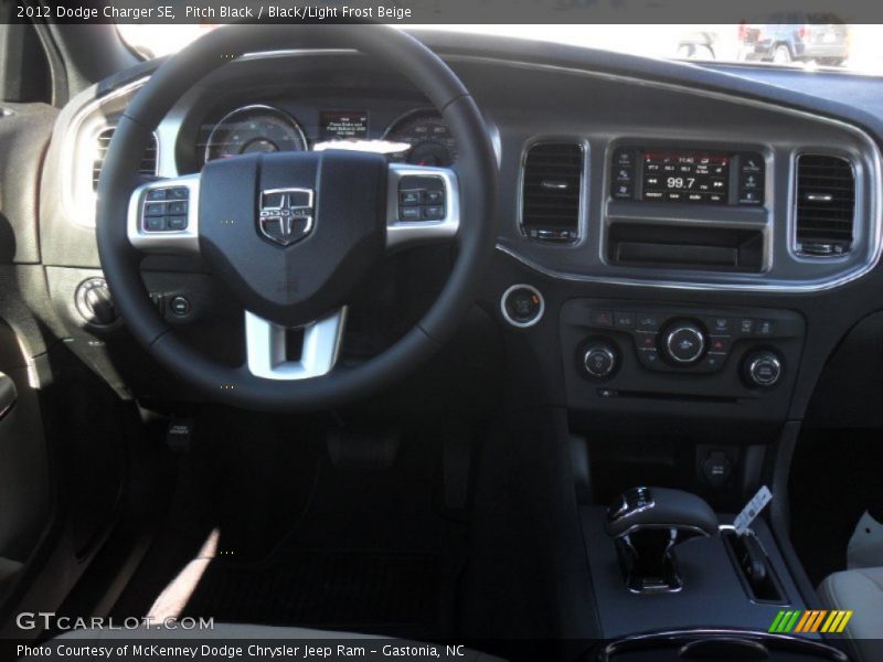 Dashboard of 2012 Charger SE