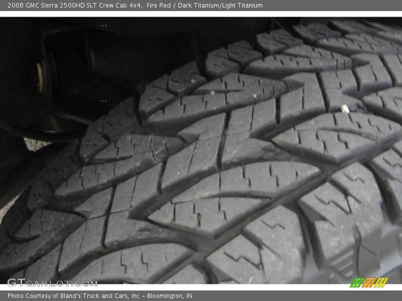 Fire Red / Dark Titanium/Light Titanium 2008 GMC Sierra 2500HD SLT Crew Cab 4x4
