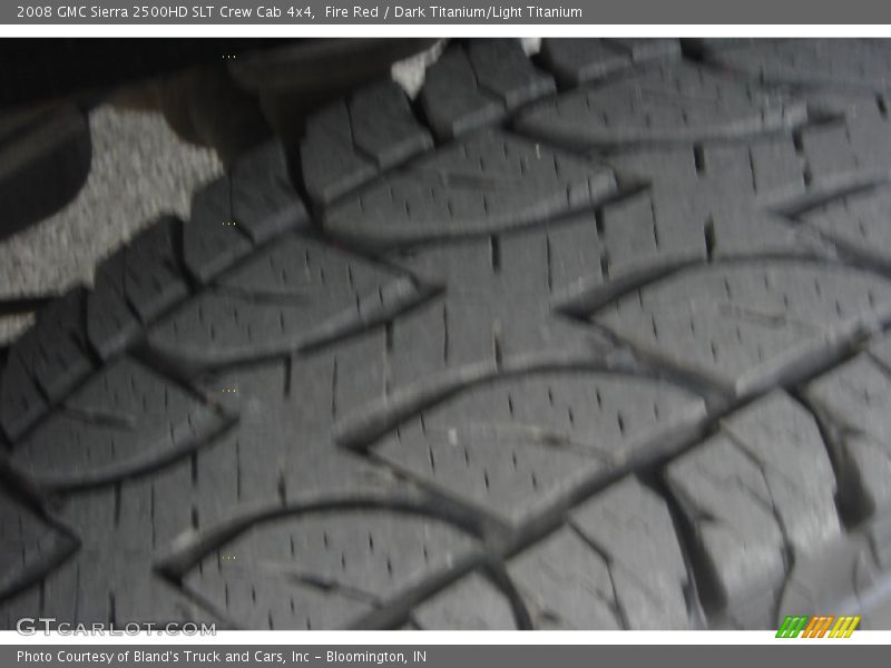 Fire Red / Dark Titanium/Light Titanium 2008 GMC Sierra 2500HD SLT Crew Cab 4x4
