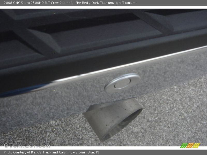 Fire Red / Dark Titanium/Light Titanium 2008 GMC Sierra 2500HD SLT Crew Cab 4x4