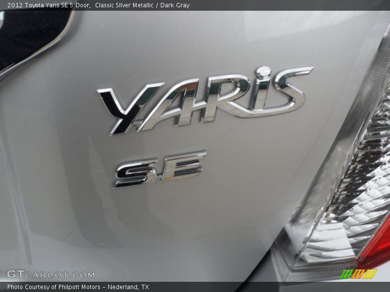  2012 Yaris SE 5 Door Logo