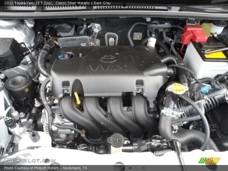  2012 Yaris SE 5 Door Engine - 1.5 Liter DOHC 16-Valve VVT-i 4 Cylinder