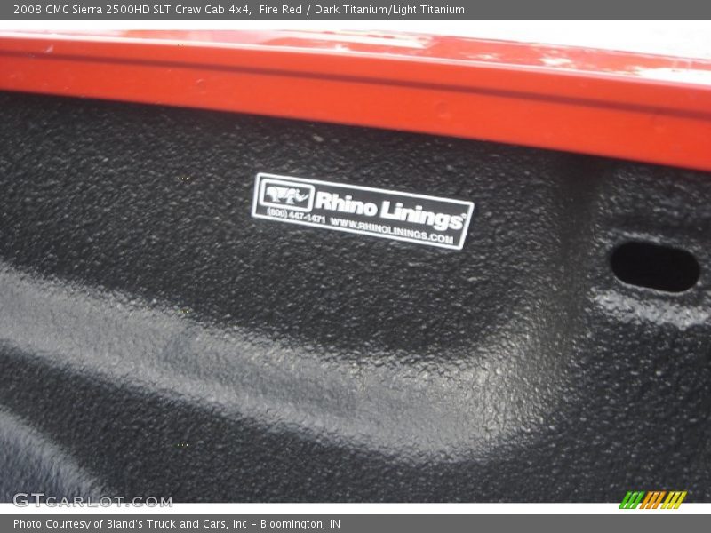Fire Red / Dark Titanium/Light Titanium 2008 GMC Sierra 2500HD SLT Crew Cab 4x4