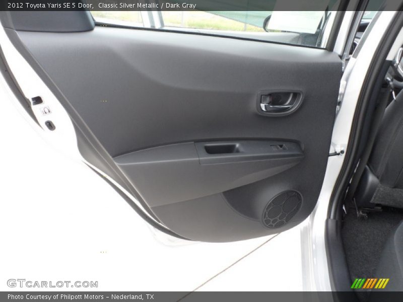 Classic Silver Metallic / Dark Gray 2012 Toyota Yaris SE 5 Door