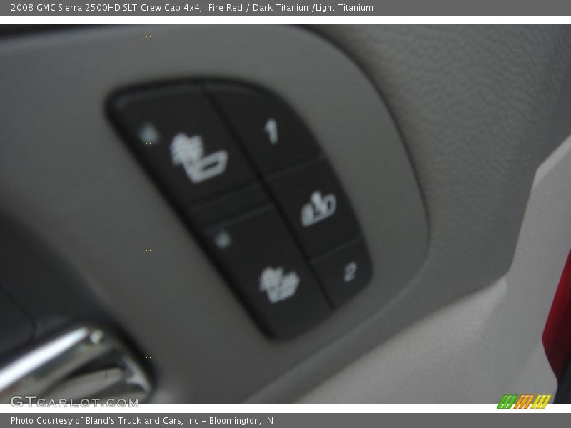 Fire Red / Dark Titanium/Light Titanium 2008 GMC Sierra 2500HD SLT Crew Cab 4x4