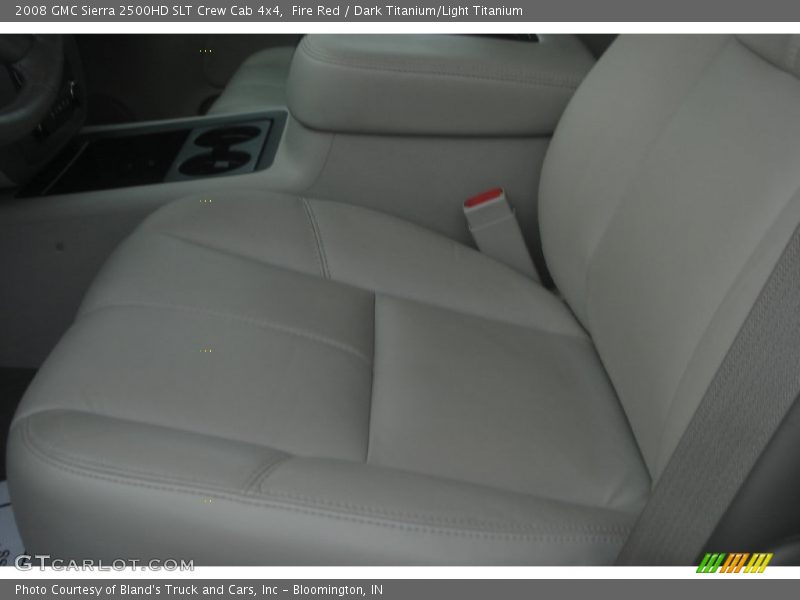 Fire Red / Dark Titanium/Light Titanium 2008 GMC Sierra 2500HD SLT Crew Cab 4x4
