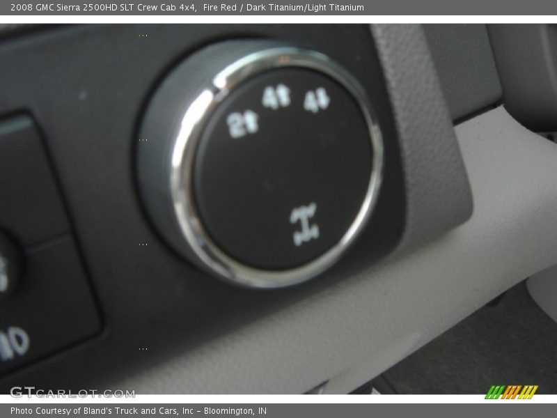 Fire Red / Dark Titanium/Light Titanium 2008 GMC Sierra 2500HD SLT Crew Cab 4x4