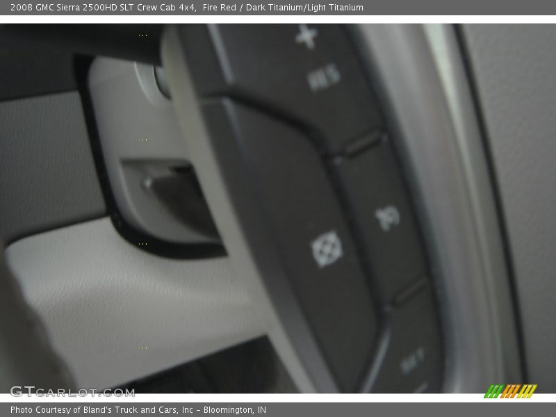 Fire Red / Dark Titanium/Light Titanium 2008 GMC Sierra 2500HD SLT Crew Cab 4x4
